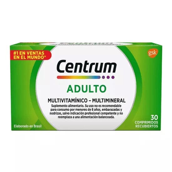 Centrum Multivitaminico - Multimineral x 30 comprimidos Farmex-Pluxee-Persistente